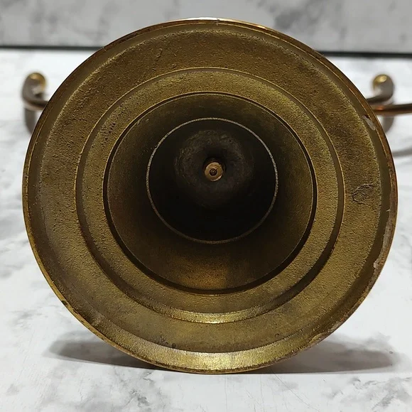 Menorah 9 branch candle holder solid brass